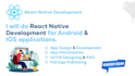 develop app in react native for ios and android