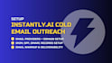 setup instantly ai cold email outreach