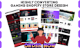build game shopify store VR roblox retro gaming website game accessories website