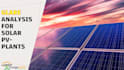 do glare analysis for solar pv plants