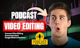 do podcast video editing, podcast intro, zoom meeting, google meeting video edit