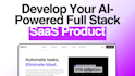develop full stack ai saas ,ai websites, apps, chatbots with llama and openai