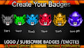 design twitch emotes twitch badges and sub badges