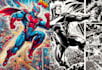 do comic book superhero character in anime pop freestyle using ai illustrator