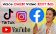 edit the voice over video