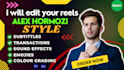 edit your social media vlogs and videos alex hormozi style