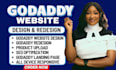 godaddy website design godaddy website redesign develop godaddy website design