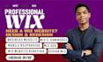 design, redesign and upgrade wix website modern, responsive and SEO friendly
