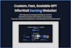 build scalable gpt, micro job, and PTC earning websites with modern tech