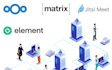 setup matrix chat server with element web and mobile app