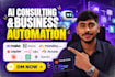 consult on ai automation for your business, make, n8n, zap