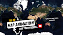 create 3d map animations for documentaries