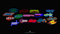 create y2k logo design with custom typography