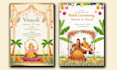 design indian wedding invitation, baby shower, housewarming card