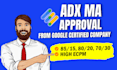 provide google adx approval and ads setup