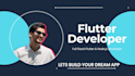 develop a full stack flutter mobile app with node js backend