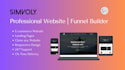 create simvoly websites and funnels