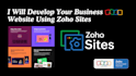 develop your business website using zoho sites