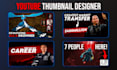 design attractive clickbait amazing youtube thumbnail in 5hr