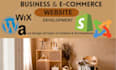 build modern and responsive wordpress, shopify, joomla, wix website design