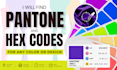find pantone and hex codes for any color or design