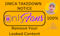 remove your leaked onlyfan content under dmca