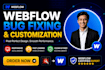 fix webflow bugs, responsive issues, and customize your webflow website