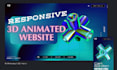 do 3d interactive website 3d spline, 3d scroll animation babylonjs webgl barbajs