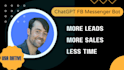 create an ai powered facebook messenger chatbot with chatgpt