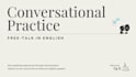 be your english conversation partner