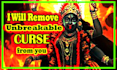 remove curse spells from you permanently