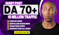 do high da guest post backlink with SEO guest post service, publish news article