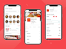 design modern mobile app UI UX in figma