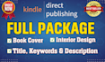 create a custom ready to publish KDP low content book full package