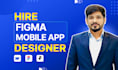 do mobile app design, app screenshots, and figma app design