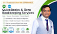 do quickbooks and xero bookkeeping setup, cleanup and reconciliation