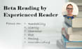 beta read your novel