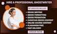 do romance ebook writer,self help ebook ghostwriter,amazon kdp book publishing