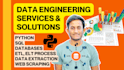 do data engineering project, python, sql, etl process, elt, extract, transform