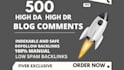 do 500 dofollow blog comments high da pa