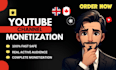 do complete youtube channel monetization