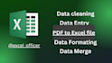 convert PDF data into excel files