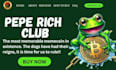 meme coin website crypto website memecoin website pepe website