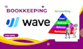 do setup and bookkeeping in wave accounting app
