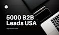 send 5000 verified b2b leads USA targeted lead generation