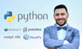 code, model, visualize and analyze data in python