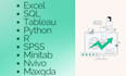 do spss data analysis and data visualization using python, excel, r, tableau