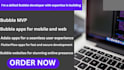 develop bubble io app website bubble io saas bubble mvp bubble API developer