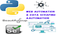 create web and game automation, data scraping bots powered by ai