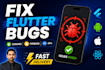 fix mobile app crashes, bugs and firebase issues